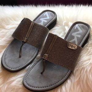 Anne Klein Sport Silver Sandals/Wedges